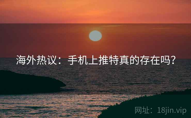 海外热议：手机上推特真的存在吗？  第2张